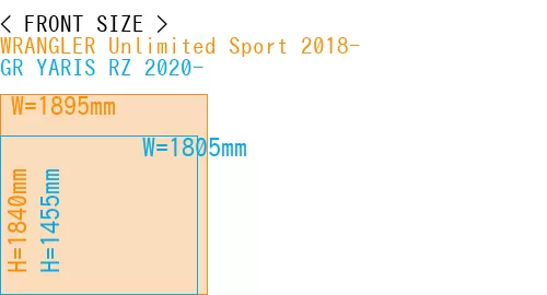 #WRANGLER Unlimited Sport 2018- + GR YARIS RZ 2020-